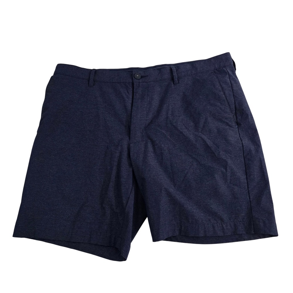 Tommy Bahama Navy Textured Mens Shorts Size 38‎ Golf Casual Menswear